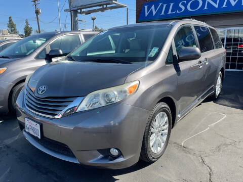 2012 Toyota Sienna for sale at WILSON MOTORS in Stockton CA