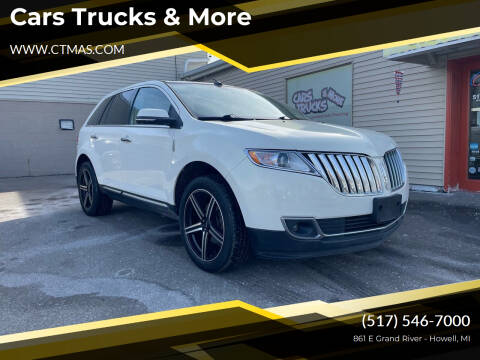 2013 Lincoln MKX for sale at Cars Trucks & More in Howell MI