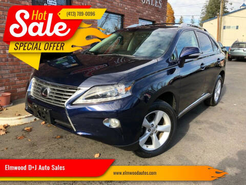 2015 Lexus RX 350 for sale at Elmwood D+J Auto Sales in Agawam MA