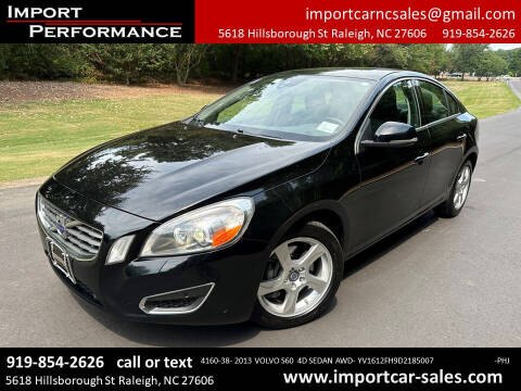 2013 Volvo S60 for sale at Import Performance Sales in Raleigh NC