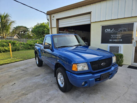 2001 Ford Ranger for sale at O & J Auto Sales in Royal Palm Beach FL