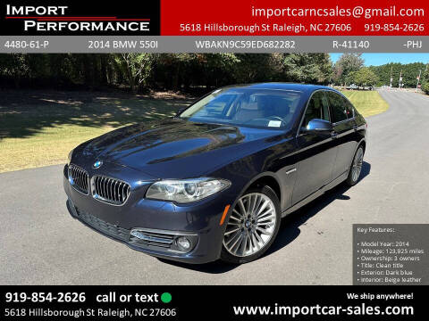 2014 BMW 5 Series for sale at Import Performance Sales in Raleigh NC