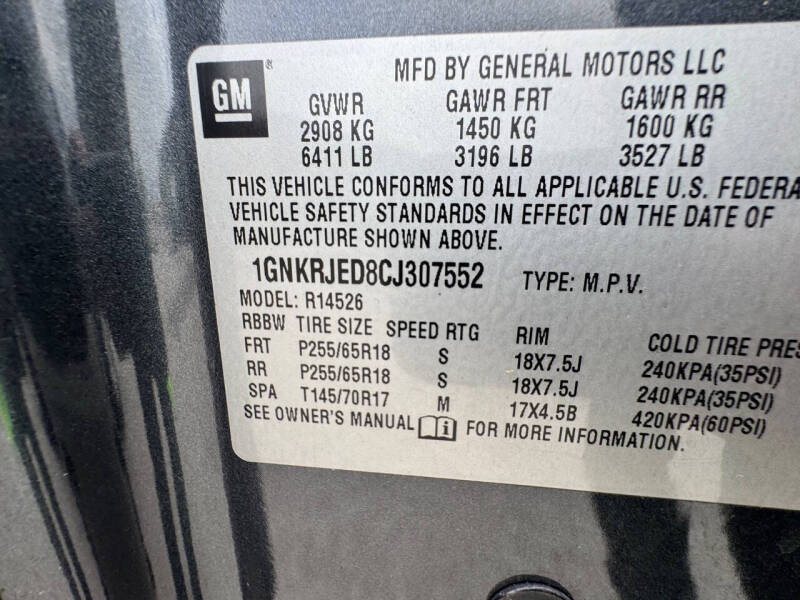 2012 Chevrolet Traverse LT