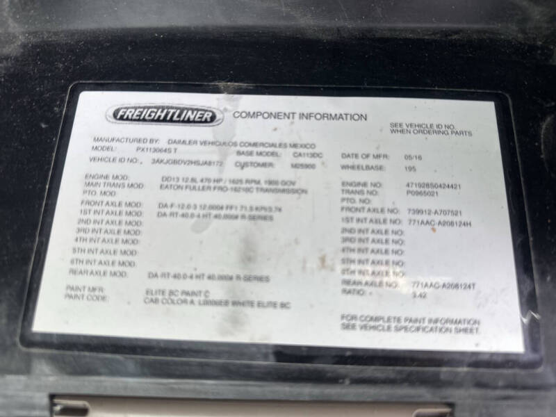 2017 Freightliner Cascadia