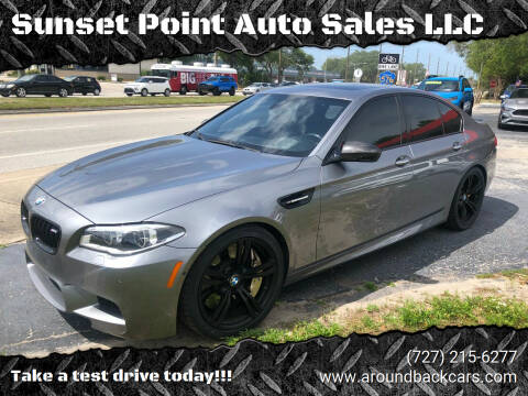 2016 BMW M5 for sale at Sunset Point Auto Sales LLC in Clearwater FL