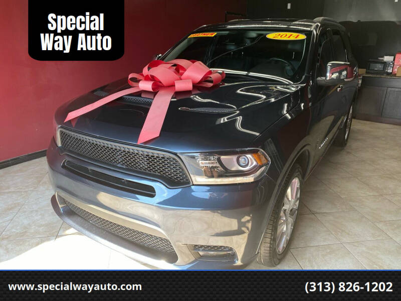 2014 Dodge Durango for sale at Special Way Auto in Hamtramck MI