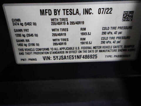 2022 Tesla Model S