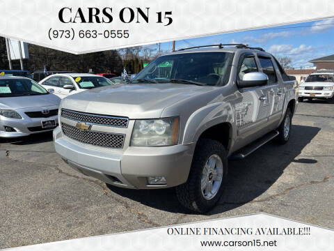 2007 Chevrolet Avalanche for sale at Cars On 15 in Lake Hopatcong NJ