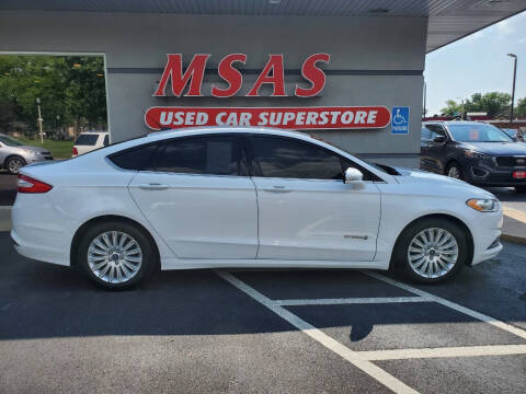 2016 Ford Fusion Hybrid for sale at MSAS AUTO SALES in Grand Island NE