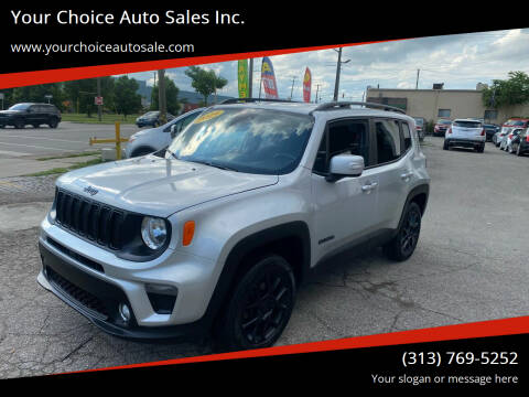 2019 Jeep Renegade for sale at Your Choice Auto Sales Inc. in Dearborn MI