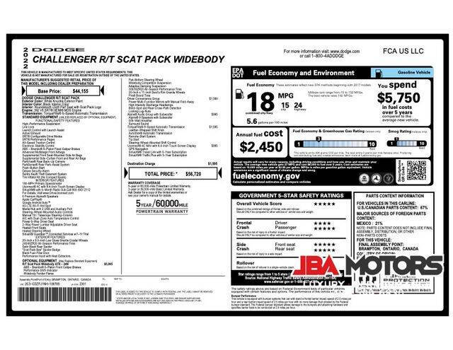 2022 Dodge Challenger R/T Scat Pack