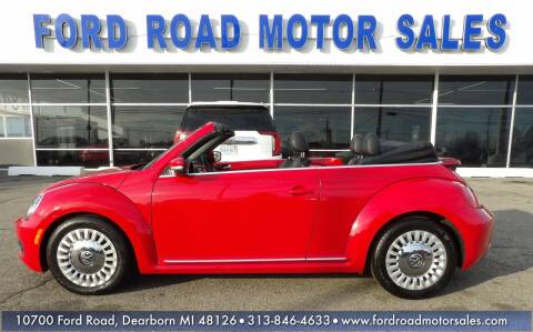 2015 Volkswagen Beetle Convertible for sale at Ford Road Motor Sales in Dearborn MI