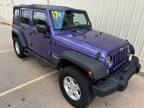 2017 Jeep Wrangler Unlimited for sale at Lauer Auto in Clearwater KS