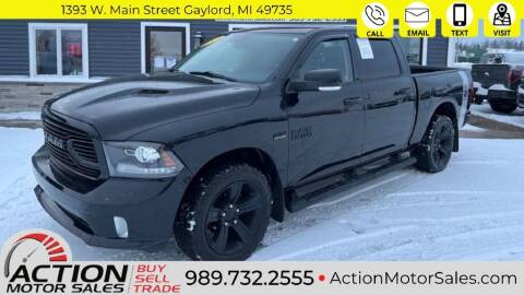 2018 RAM 1500 for sale at Action Motor Sales in Gaylord MI