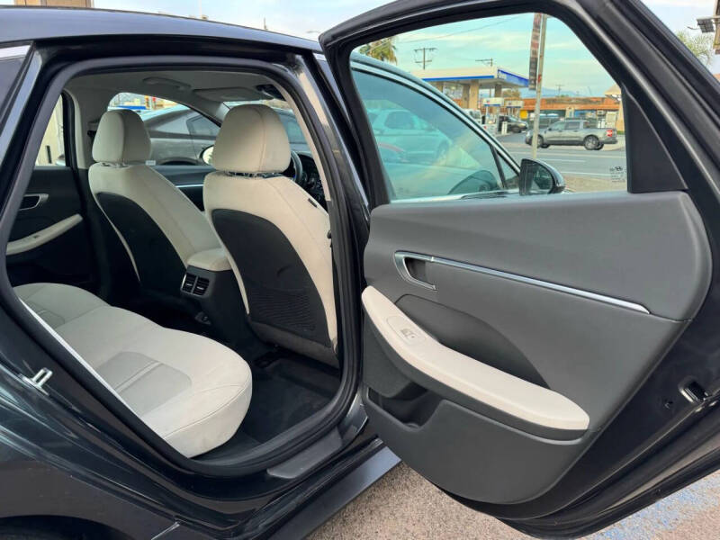 2021 Hyundai Sonata Hybrid Blue