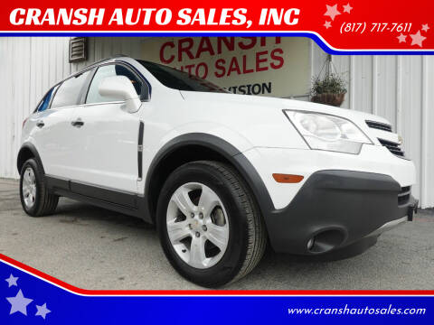 2013 Chevrolet Captiva Sport for sale at CRANSH AUTO SALES, INC in Arlington TX
