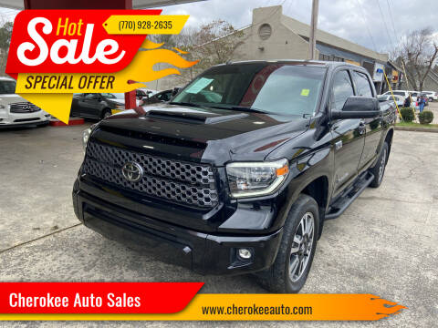 2018 Toyota Tundra for sale at Cherokee Auto Sales in Acworth GA