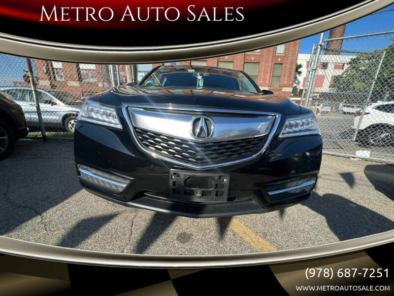 2015 Acura MDX for sale at Metro Auto Sales in Lawrence MA