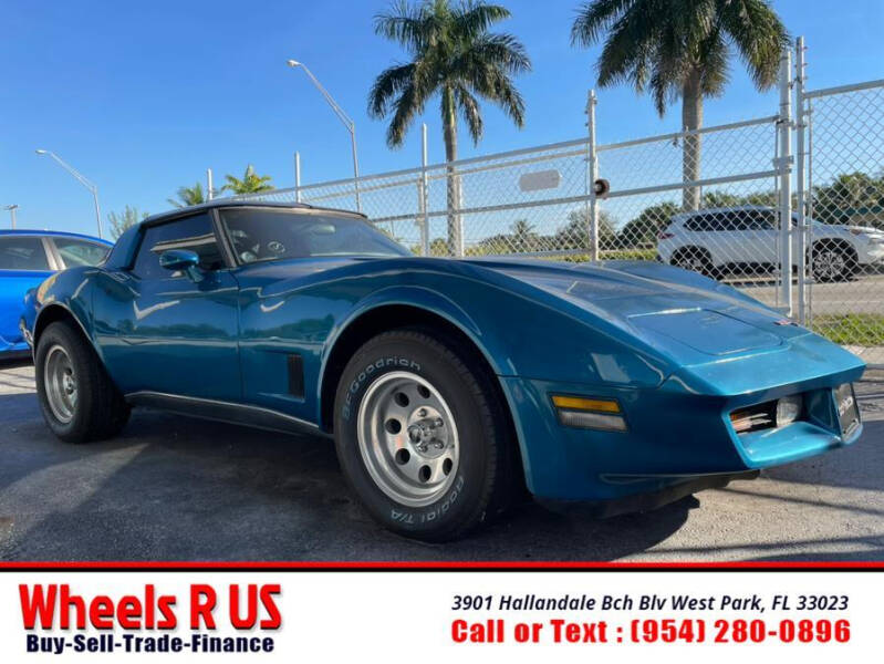 1980 Chevrolet Corvette for sale at WHEELS R US in Hollywood FL