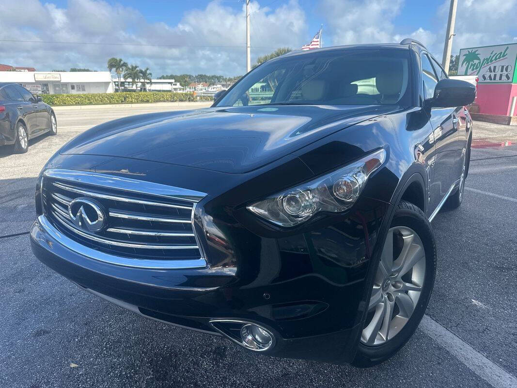 2016 INFINITI QX70 for sale at Tropical Auto Sales in North Palm Beach, FL