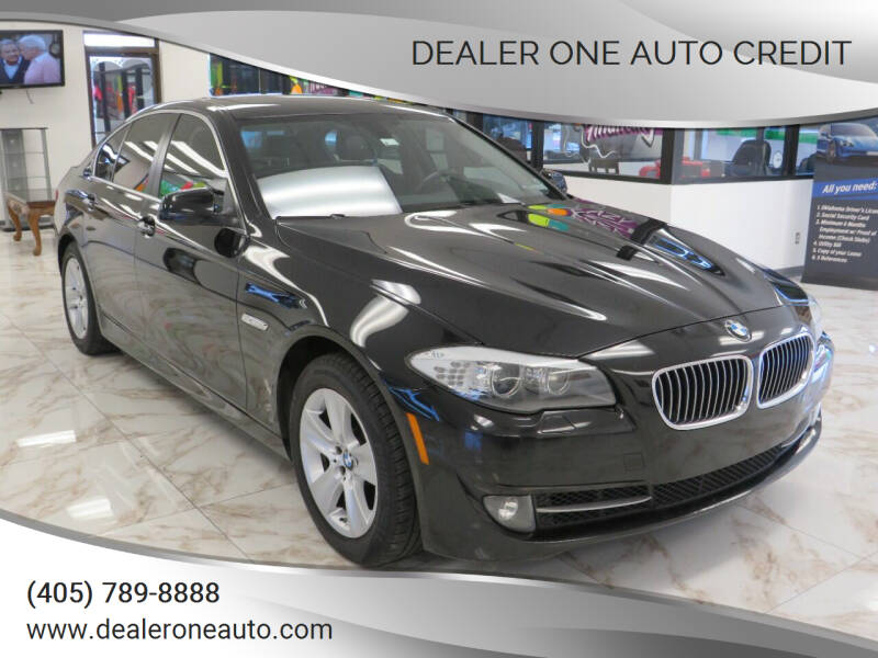 2013 BMW 5 Series for sale at Dealer One Auto Credit in Oklahoma City OK
