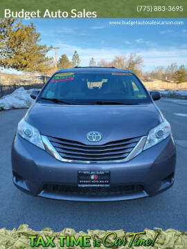 2015 Toyota Sienna for sale at Budget Auto Sales in Carson City NV