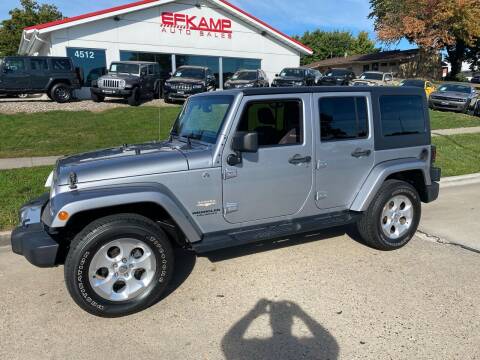 2014 Jeep Wrangler Unlimited for sale at Efkamp Auto Sales LLC in Des Moines IA