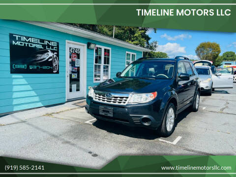 2013 Subaru Forester for sale at Timeline Motors LLC in Clayton NC