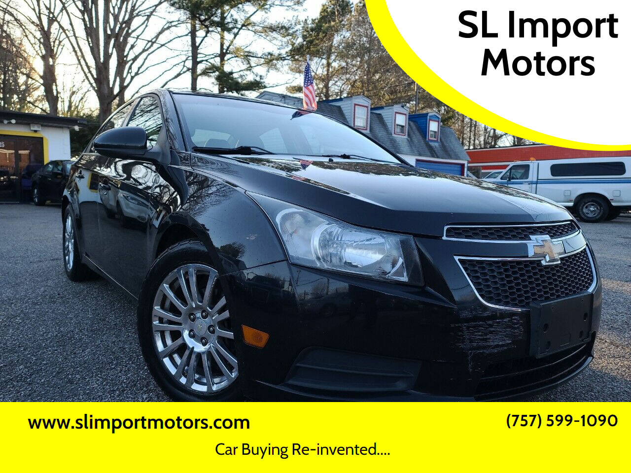 2013 Chevrolet Cruze for sale at SL Import Motors in Newport News, VA