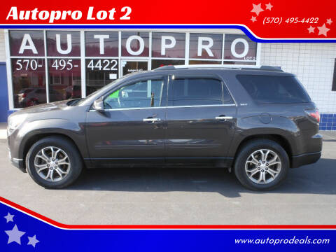 2015 GMC Acadia for sale at Autopro Lot 2 in Sunbury PA