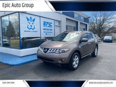 2009 Nissan Murano for sale at Epic Auto Group in Pemberton NJ