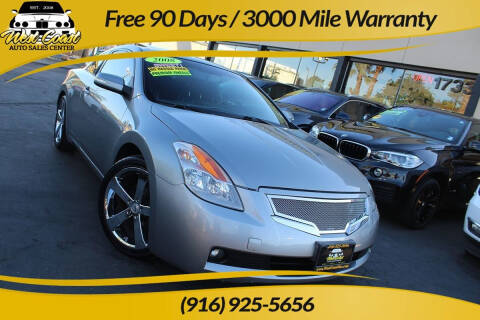 2008 Nissan Altima for sale at West Coast Auto Sales Center in Sacramento CA
