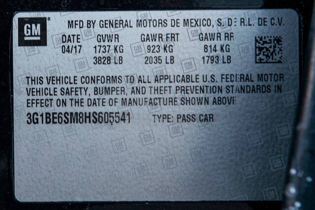 2017 Chevrolet Cruze LT Auto