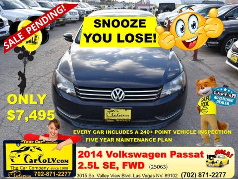 2014 Volkswagen Passat for sale at The Car Company in Las Vegas NV