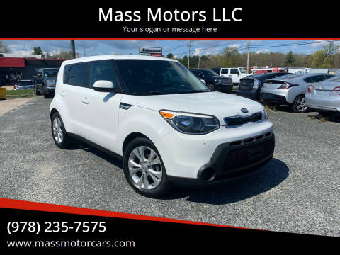 2015 Kia Soul for sale at Mass Motors LLC in Worcester MA