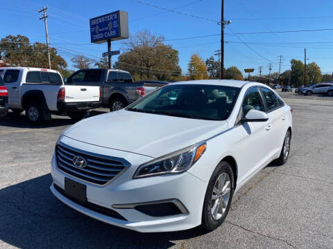 2017 Hyundai Sonata for sale at Brewster Used Cars in Anderson SC