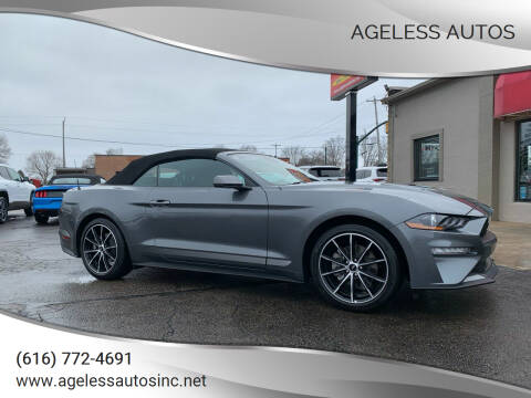2022 Ford Mustang for sale at Ageless Autos in Zeeland MI