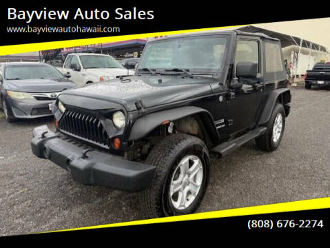 2012 Jeep Wrangler for sale at Bayview Auto Sales in Waipahu HI