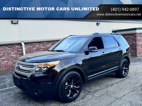 2013 Ford Explorer for sale at DISTINCTIVE MOTOR CARS UNLIMITED in Johnston RI