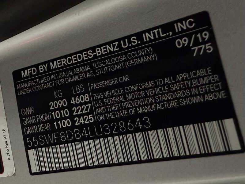 2020 Mercedes-Benz C-Class C 300