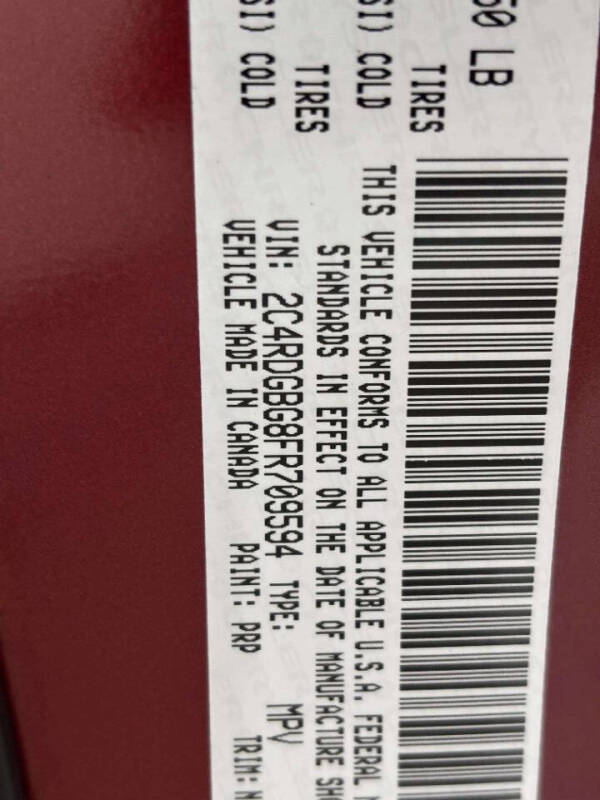 2015 Dodge Grand Caravan SE