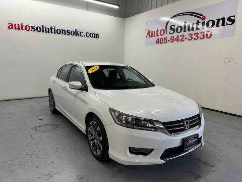 2013 Honda Accord for sale at Auto Solutions in Warr Acres OK