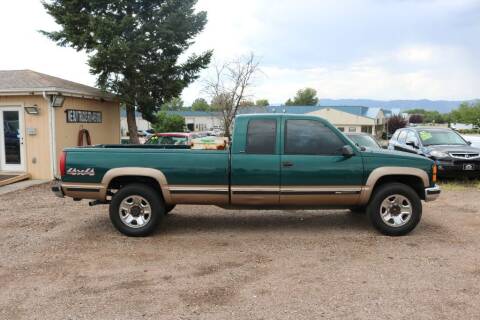 1996 GMC Sierra 2500 for sale at Northern Colorado auto sales Inc in Fort Collins CO