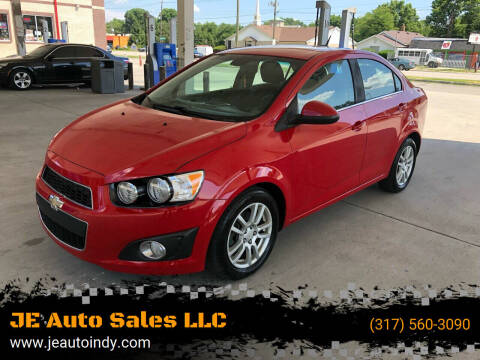 2012 Chevrolet Sonic for sale at JE Auto Sales LLC in Indianapolis IN