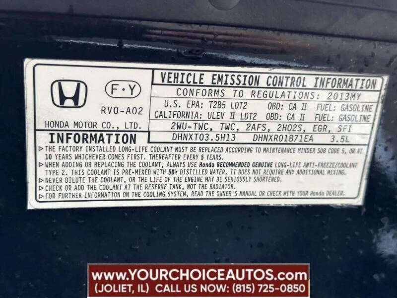 2013 Honda Odyssey EX-L w/DVD