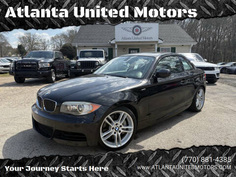 2012 BMW 1 Series for sale at Atlanta United Motors in Jefferson GA