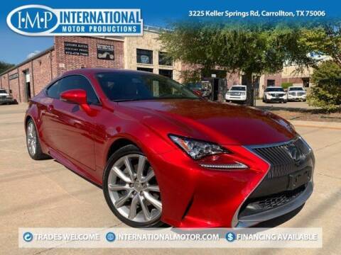 2015 Lexus RC 350 for sale at International Motor Productions in Carrollton TX