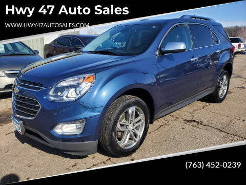 2016 Chevrolet Equinox for sale at Hwy 47 Auto Sales in Saint Francis MN