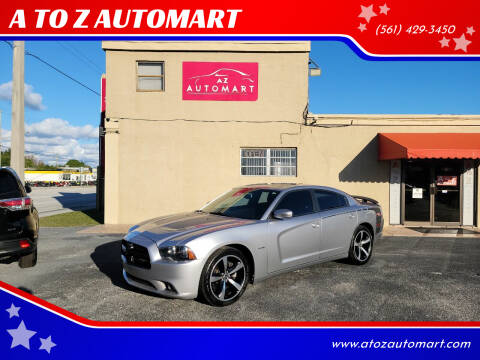 2014 Dodge Charger for sale at A TO Z  AUTOMART in West Palm Beach FL
