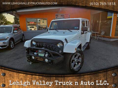 2018 Jeep Wrangler JK Unlimited for sale at Lehigh Valley Truck n Auto LLC. in Schnecksville PA